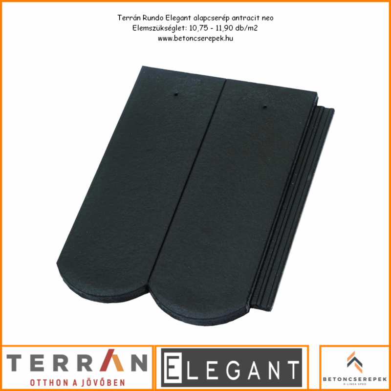 terran rundo elegant alapcserep antracit neo fekvo - betoncserepek.hu