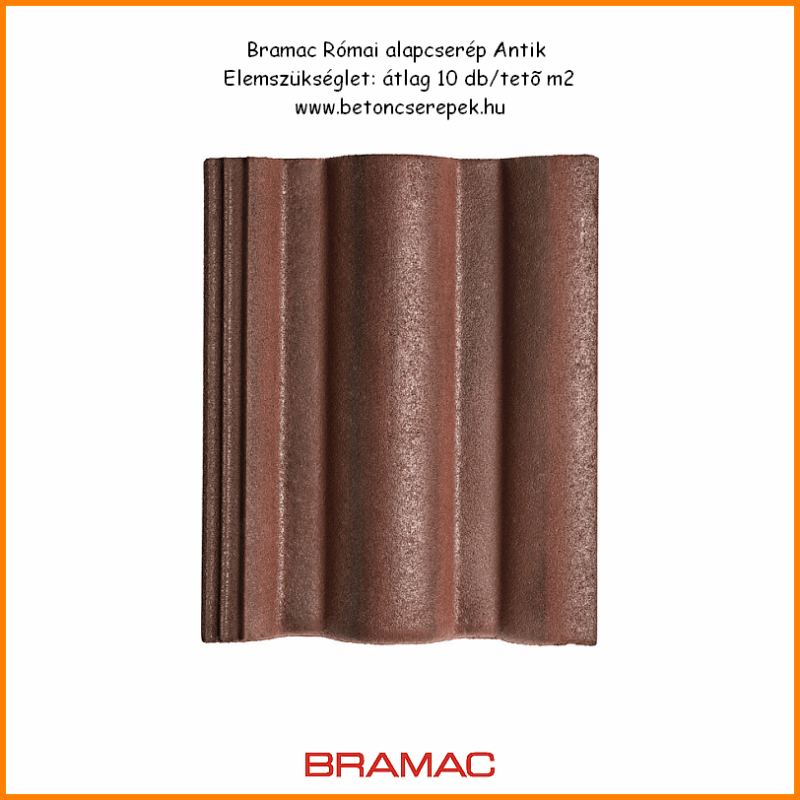 bramac romai cserep antik - betoncserepek.hu