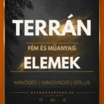 TERRÁN FÉM ÉS MŰANYAG RENDSZERELEMEK